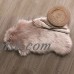 Deluxe Super Soft Faux Sheepskin Fur Chair Couch Cover Area Rug For Bedroom Floor Sofa Living Room 2 x 3 Feet Black Color   